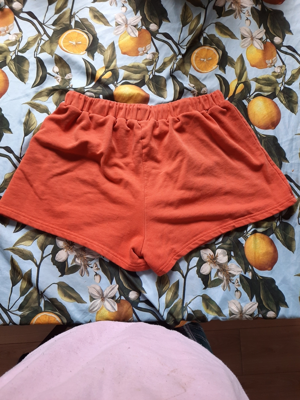 Joe Fresh Ribbed Drawstring Shorts - Rust Orange - Picture 4 of 4